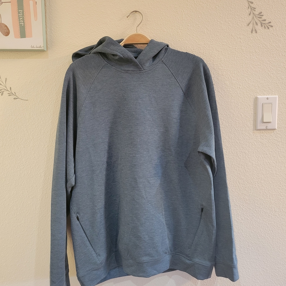All in Motion Mens Slate Blue Hoodie Size LARGE NWT